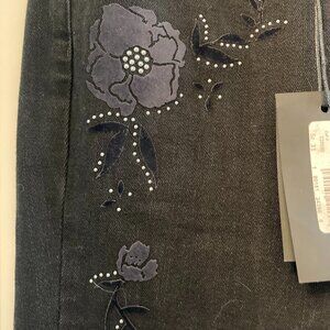 Paige Hoxton Ultra Skinny Flora NoirJeans